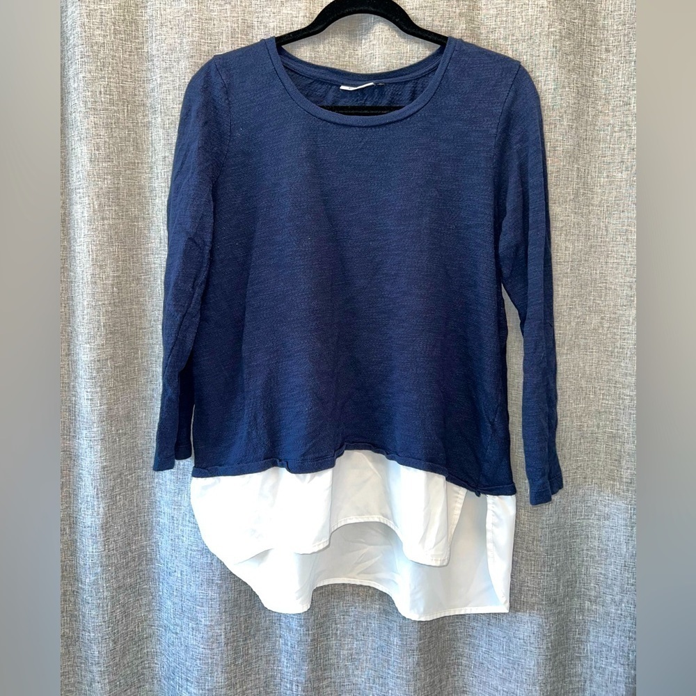 Women's Only Mixed Media Shirt size Large